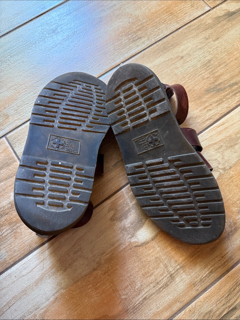 Dr Martens Womens Brown Leather Dr Marten Sandals - Picture 3 of 5